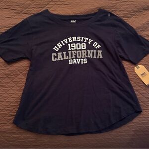 MV Sport University of California Davis Navy T-Shirt